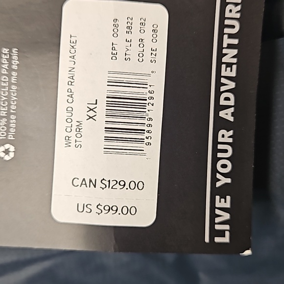 Men's Rain Jacket - Picture 3 of 9